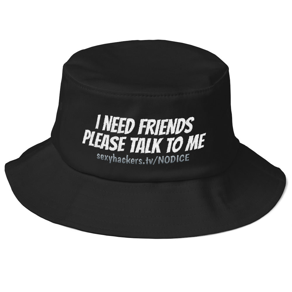 I Need Friends Bucket Hat – Sexy Hackers Clothing Inc.