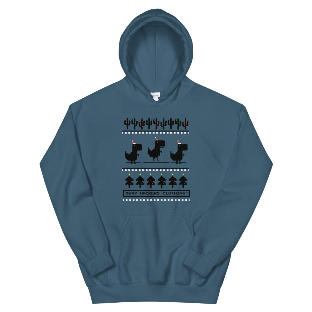 No Internet Dino Ugly Unisex Hoodies Sexy Hackers Clothing Inc