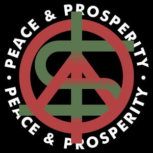 Peace and Prosperity Women's Racer-back Tank-top