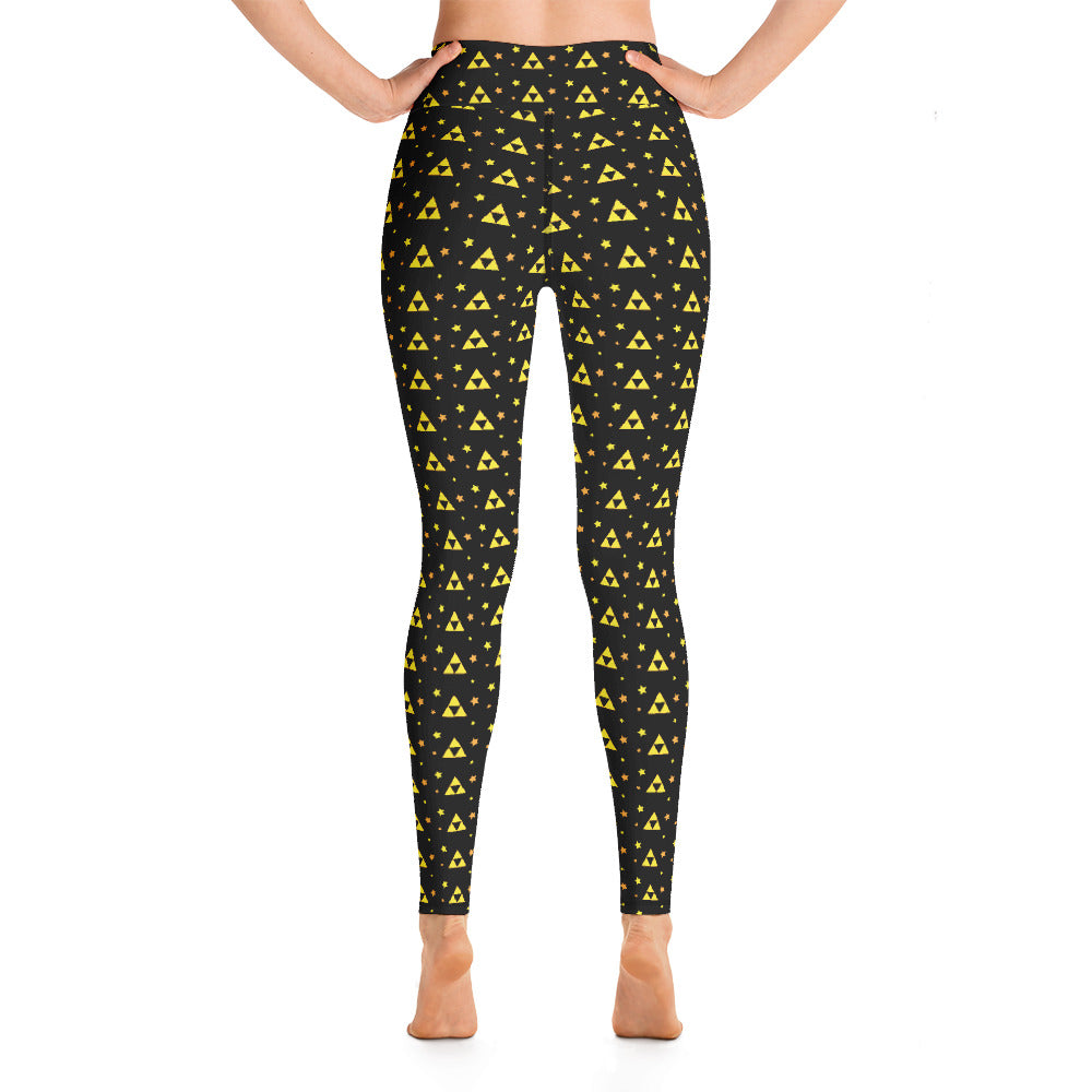 Patterned yoga leggings deals