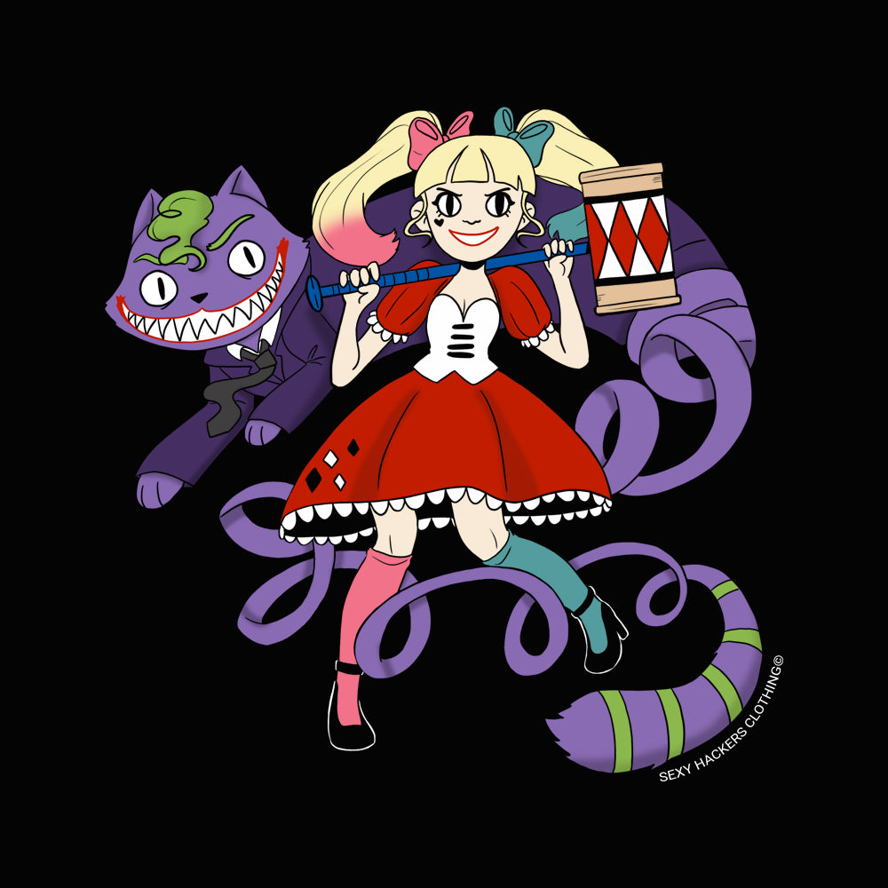 Harley Quinn and Joker in Wonderland Unisex T-shirt – Sexy Hackers Clothing  Inc