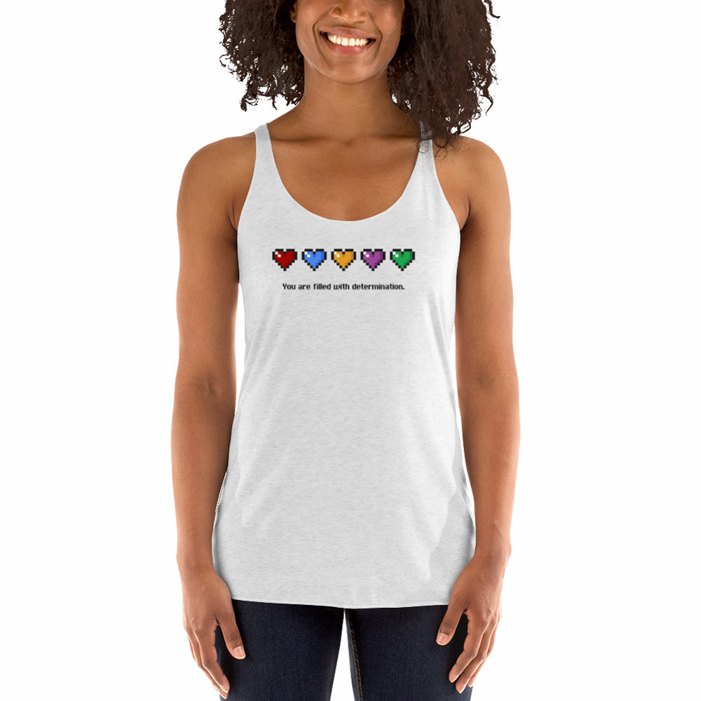 You Are Filled With Determination Women's Racerback Tank Top