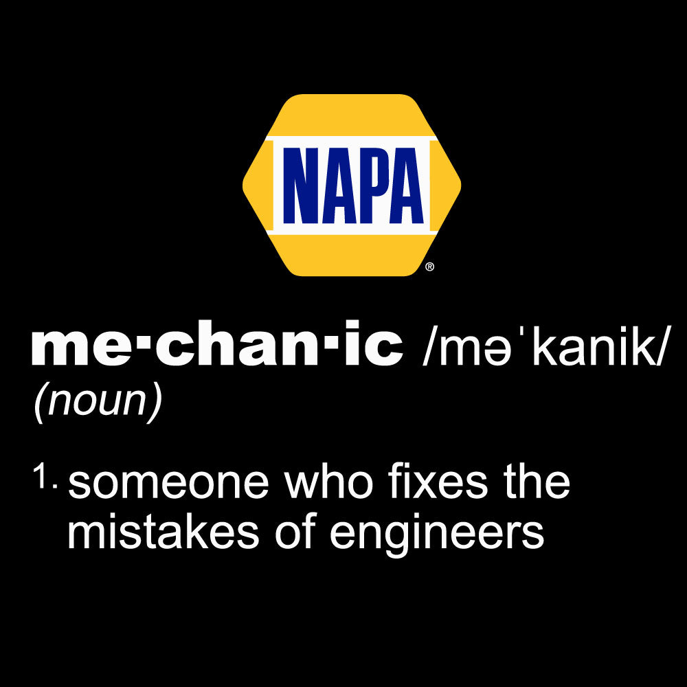 Definition Of A Mechanic Unisex Sweatshirt