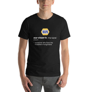 Definition Of A Mechanic Unisex T-shirt