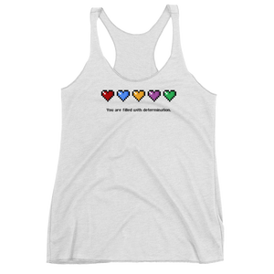 You Are Filled With Determination Women's Racerback Tank Top