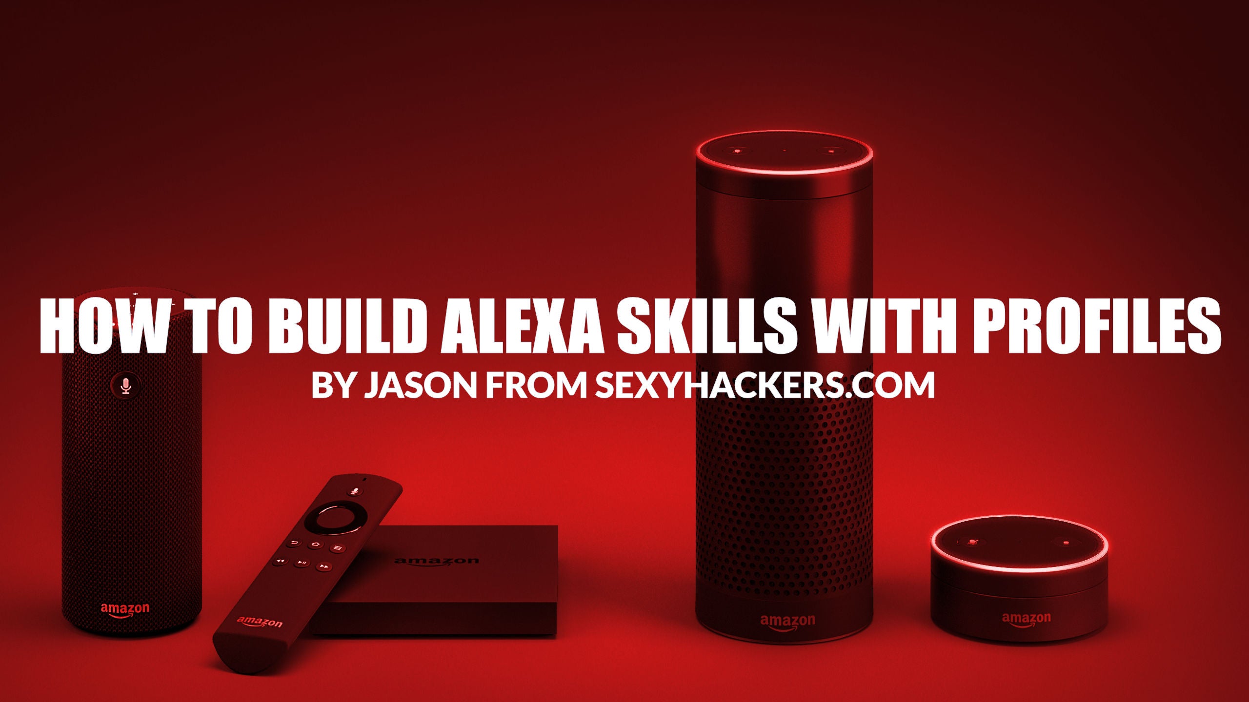 How To Build an Alexa Skill with User Profiles, without writing code.
