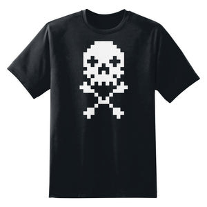 8-Bit Skull Retro Gaming Unisex T-Shirt