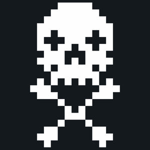 8-Bit Skull Retro Gaming Unisex T-Shirt