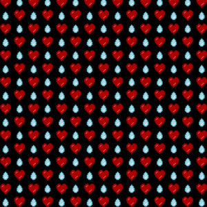 8-Bit Heart Break Skater Dress
