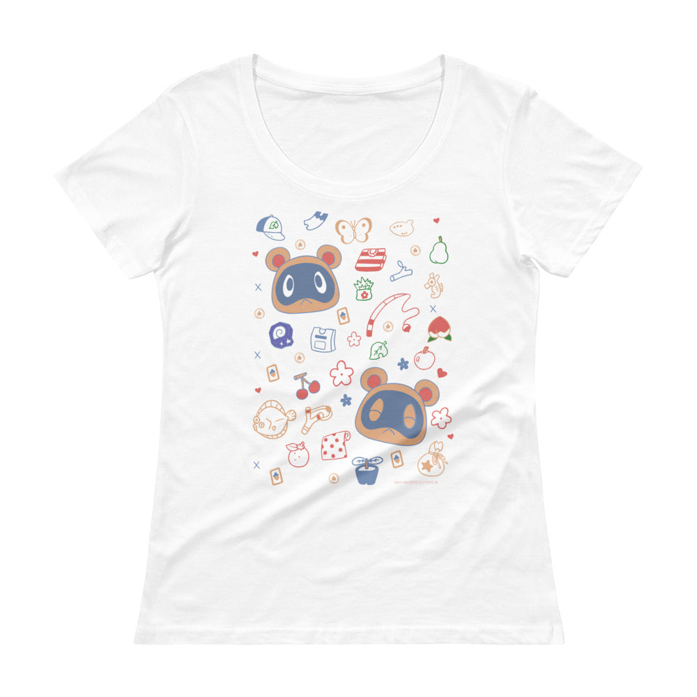 Animal Crossing - Buy and Sell Women's Scoopneck T-shirt