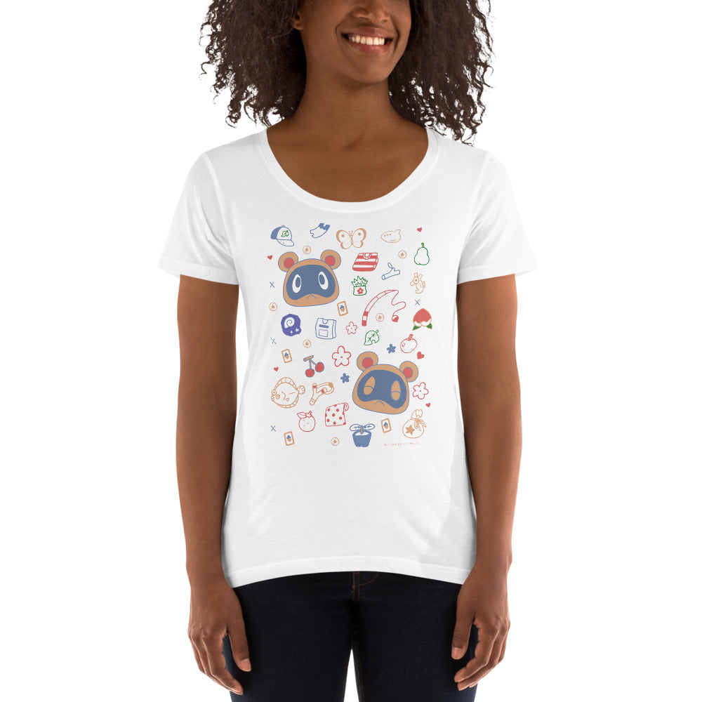 Animal Crossing - Buy and Sell Women's Scoopneck T-shirt