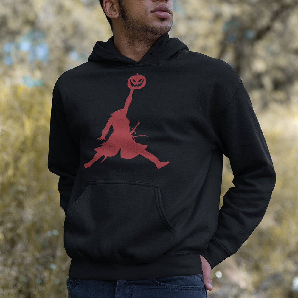 Air Hollow Headless Horseman Halloween Parody Hoodie