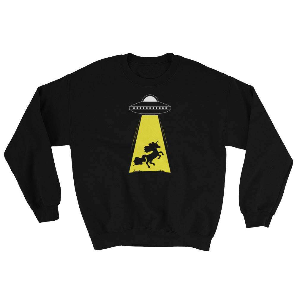 Unicorn Alien Abduction Unisex Sweatshirts