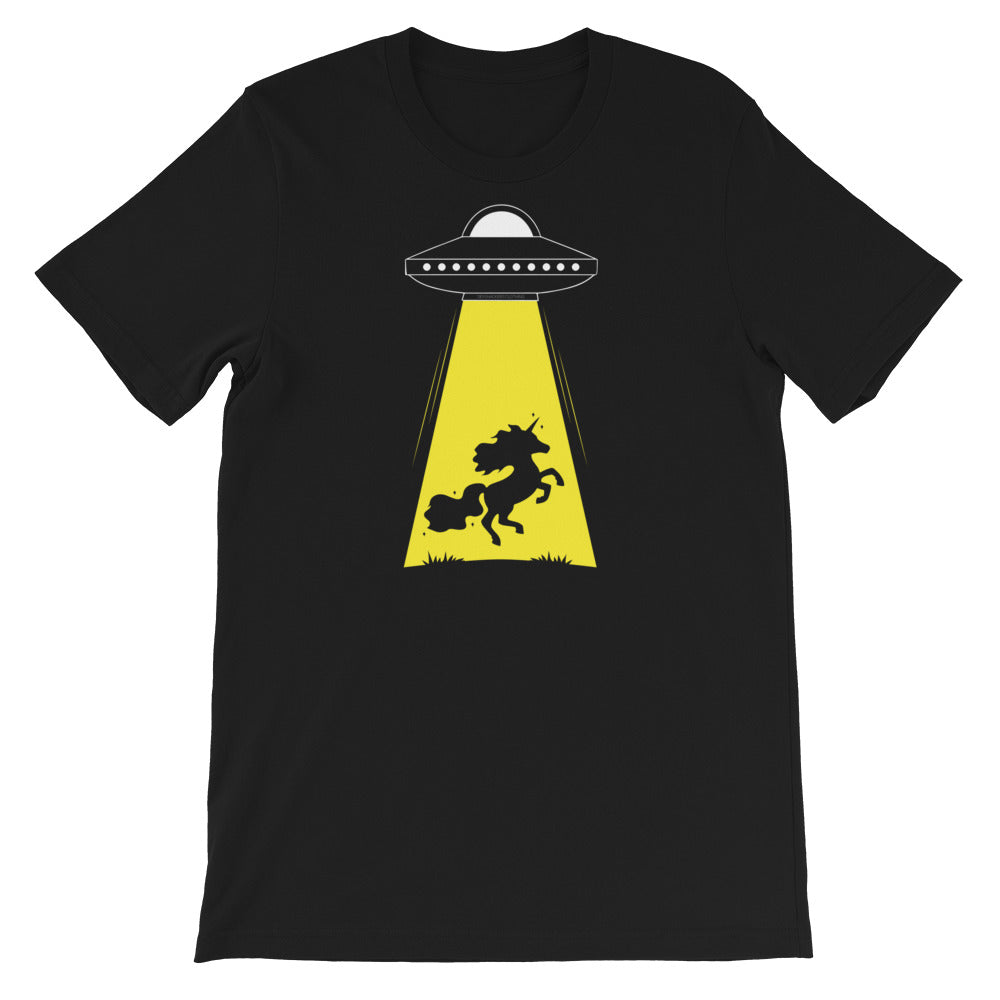 Unicorn Alien Abduction Unisex T-shirt