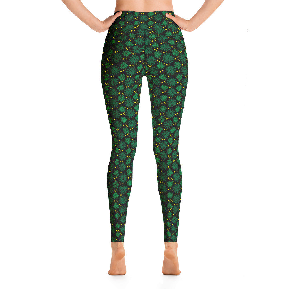 Alien Patterned  Yoga Leggings