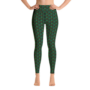 Alien Patterned  Yoga Leggings