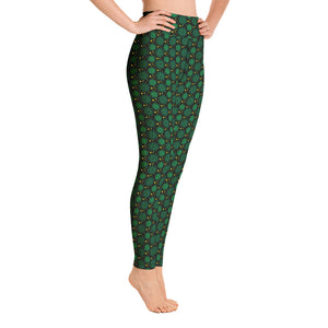 Alien Patterned  Yoga Leggings