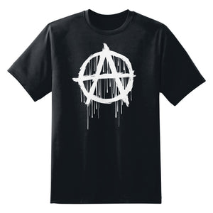Dripping Anarchy Symbol Unisex T-Shirt by Sexy Hackers