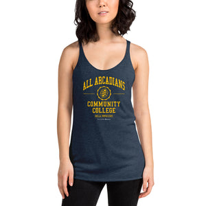 All Arcadians Community College Women's Racer-back Tank-top