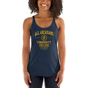All Arcadians Community College Women's Racer-back Tank-top