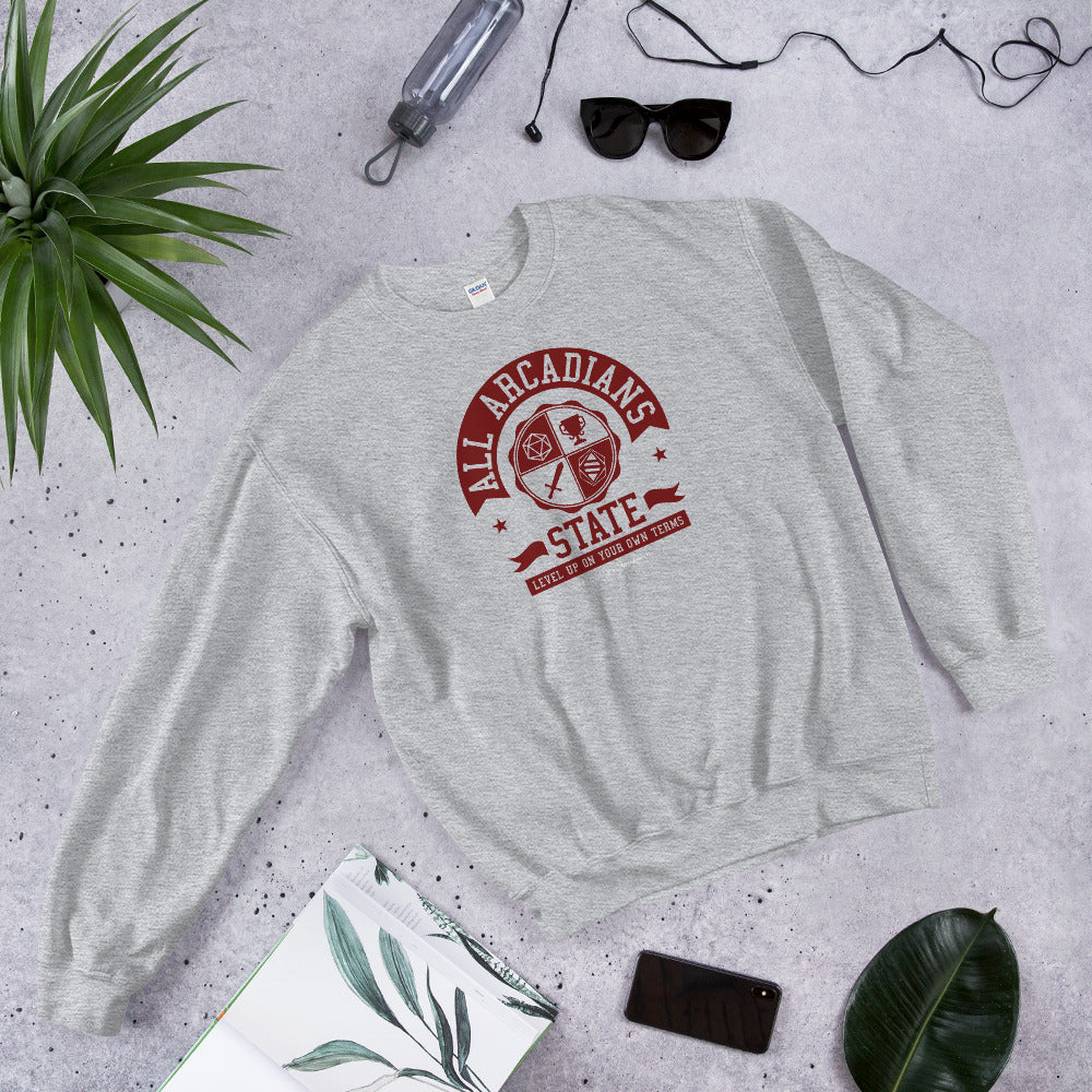 All Arcadians State Unisex Sweatshirts