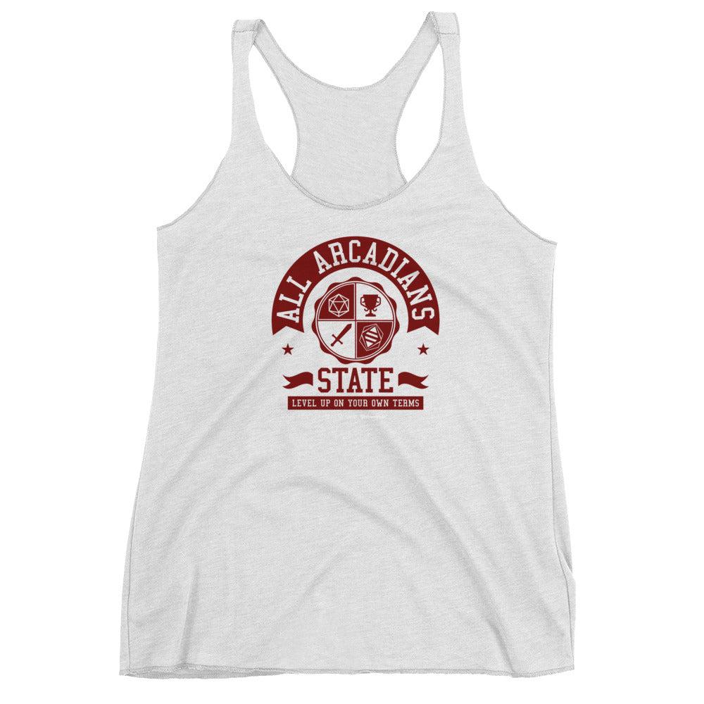 All Arcadians State Women's Racer-back Tank-top