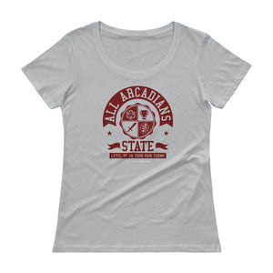 All Arcadians State Women's Scoopneck T-shirt