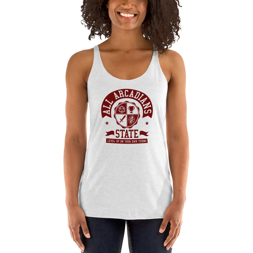 All Arcadians State Women's Racer-back Tank-top