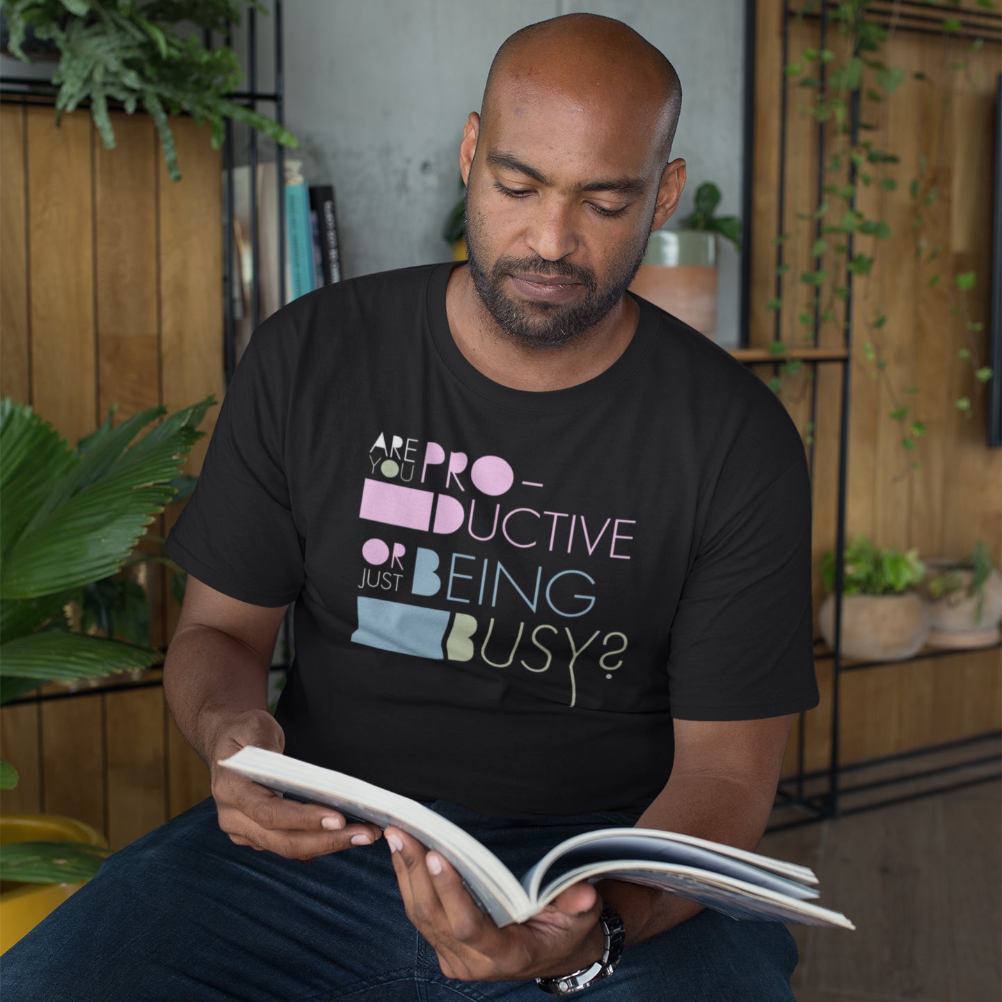 Are You Productive or Just Being Busy Unisex T-Shirt