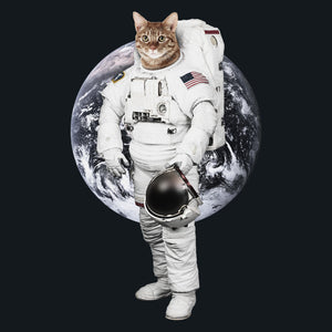 Astro Cat II Unisex T-Shirt by Sexy Hackers