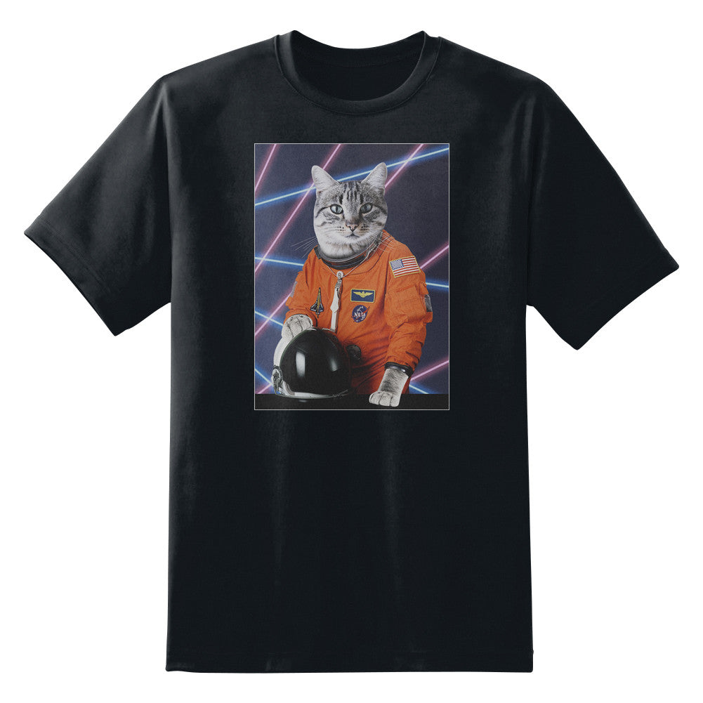 Astro Cat III '80s Retro Funny Unisex T-Shirt