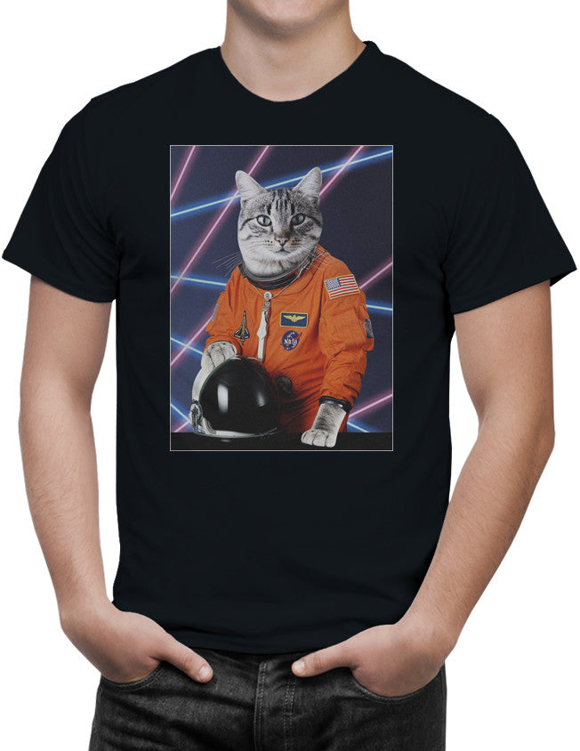 Astro Cat III '80s Retro Funny Unisex T-Shirt