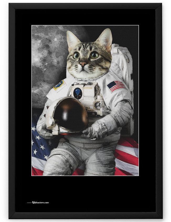 Astro Cat Poster