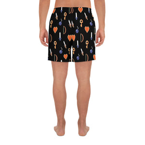 8-Bit Legend Weapons Men's Athletic Shorts