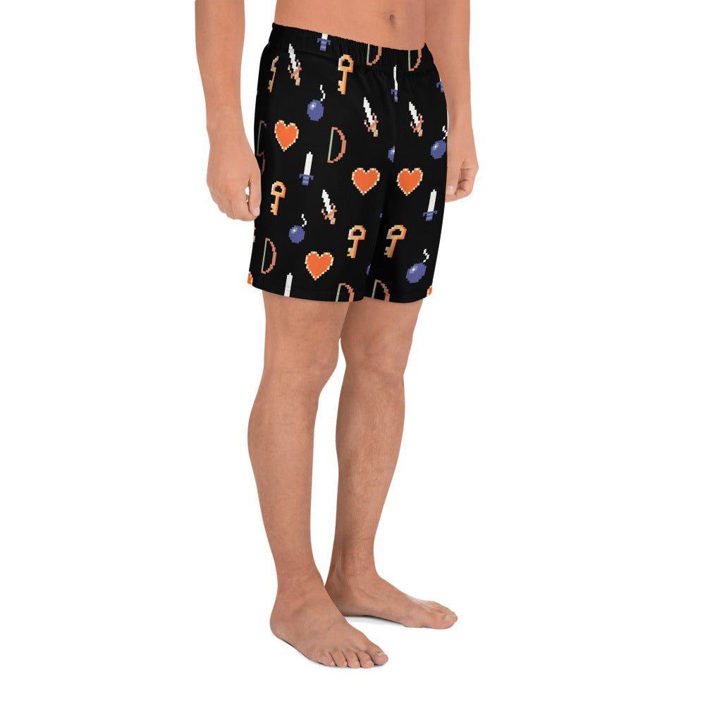 8-Bit Legend Weapons Men's Athletic Shorts