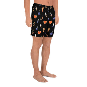 8-Bit Legend Weapons Men's Athletic Shorts