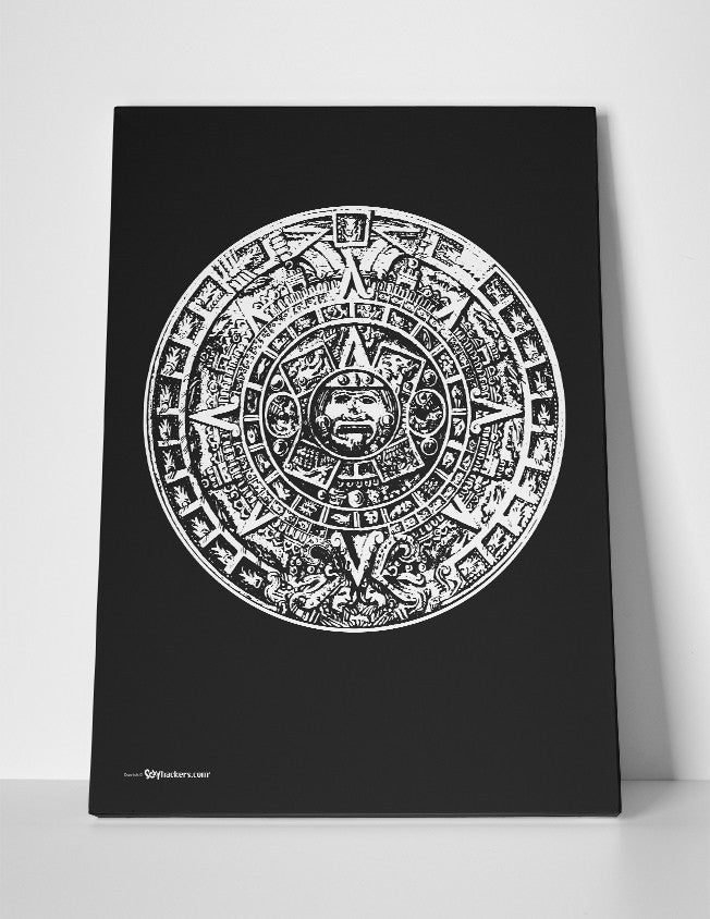 Canvas - Aztec Calendar  - 3
