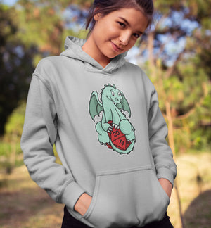 Cute Baby Dragon 20-Sided Die Unisex Hoodie