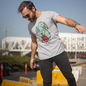 Cute Baby Dragon Holding 20-Sided Die T-Shirt