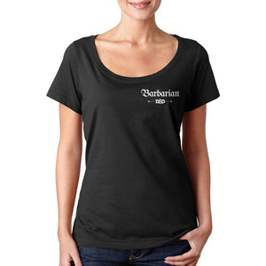 Barbarian Class Women's Scoopneck T-Shirt