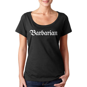 Barbarian Women's Scoopneck Shirt