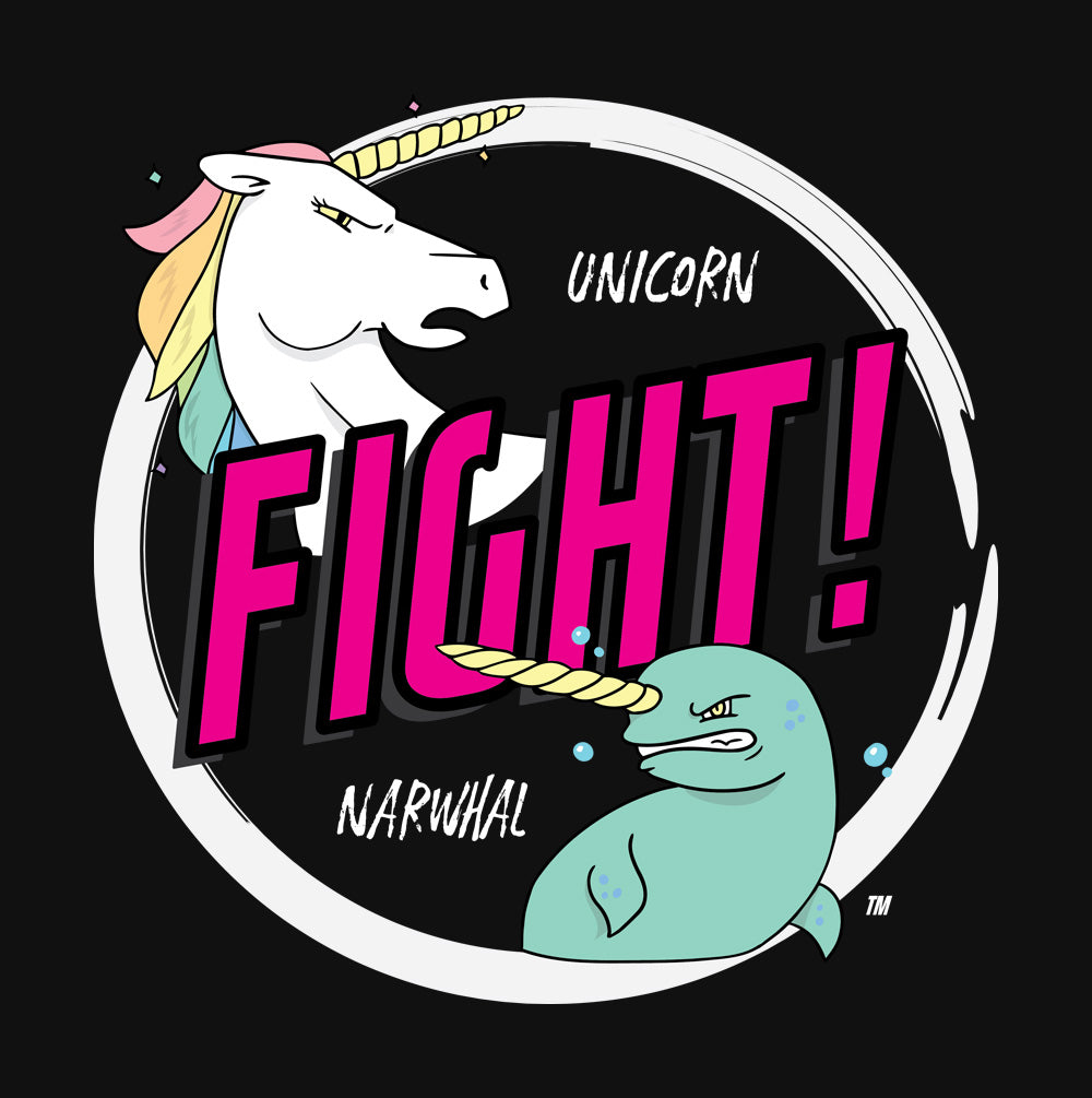 Unicorns Vs Narwalls Unisex T-shirt