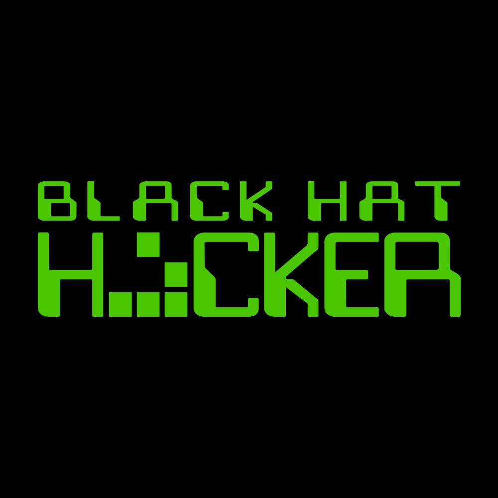 Black Hat Hacker Knit Beanie
