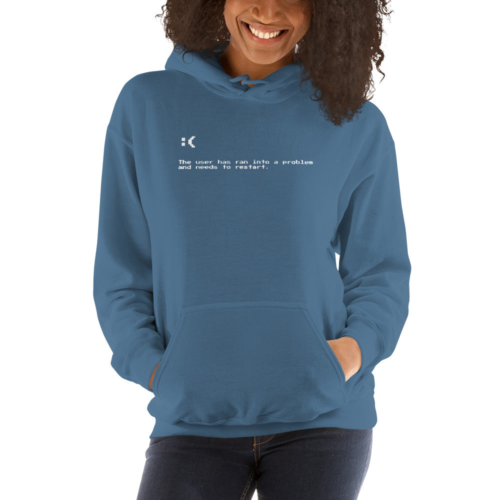 Blue Screen of Death Unisex Hoodies