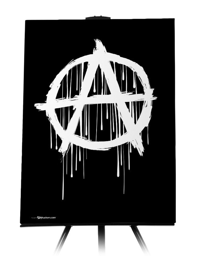 Canvas - Anarchy Symbol  - 1