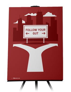 Canvas - Follow your gut.  - 1