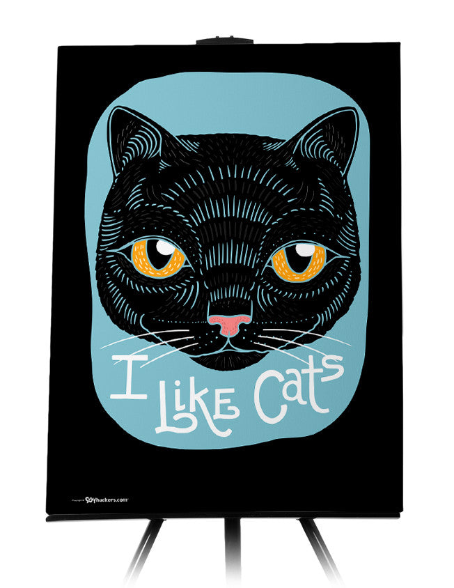 Canvas - I Like Cats  - 1