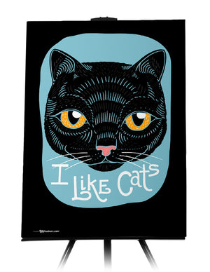 Canvas - I Like Cats  - 1