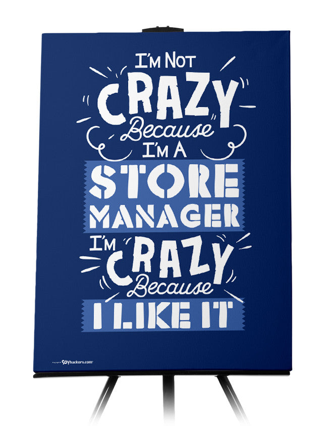 Canvas - I'm Not Crazy Because I'm...  - 1