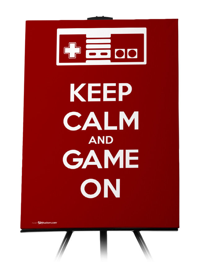 Canvas - Keep Calm and Game On  - 1